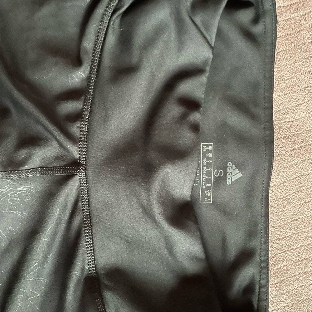 Adidas Jet Black Performance Leggings